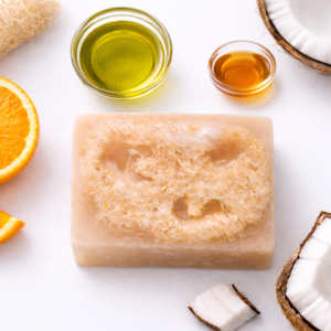 Orange Coconut Loofah Soap