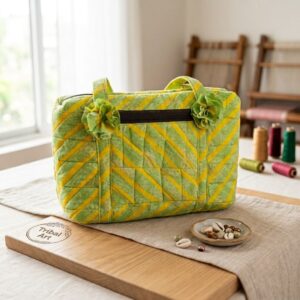 Handcrafted Quilted Tote Bag
